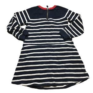 Gap Disney Toddler Girl Sweater Dress Minnie Mouse Stripes Long Sleeve Navy 4T